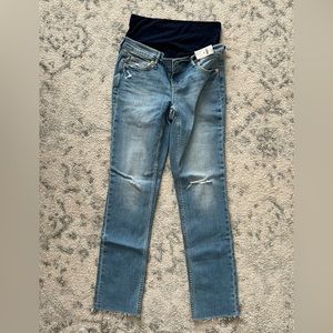 Gap maternity cut off light wash jeans